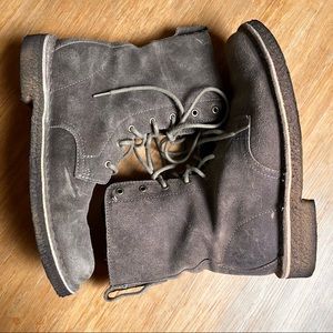 Clarks Women’s Leather Combat Boots Size 6
